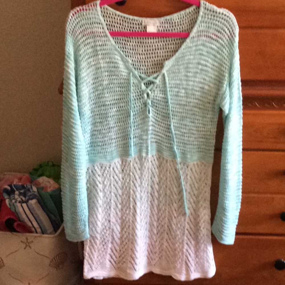 Summer weight sweater, size M